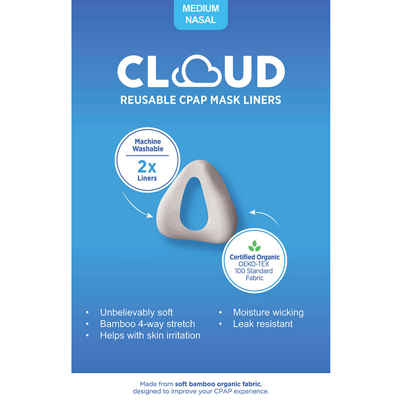 Medium NASAL Cloud Bamboo Organic Fabric Mask Liner