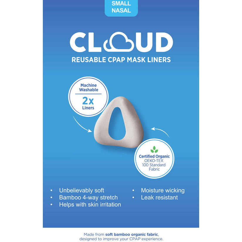 Small NASAL Cloud Bamboo Organic Fabric Mask Liner