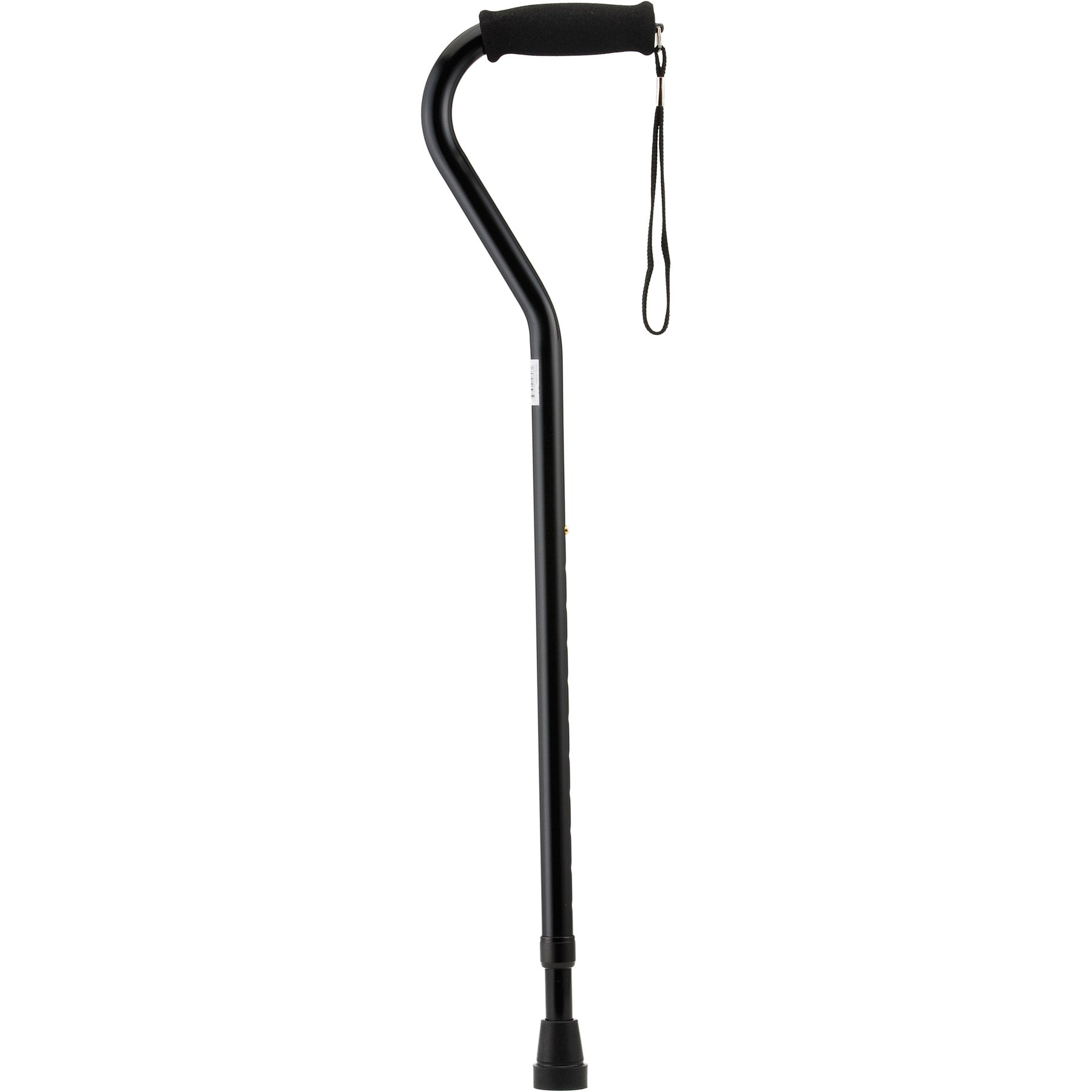 Standard Aluminum Cane with Black Strap