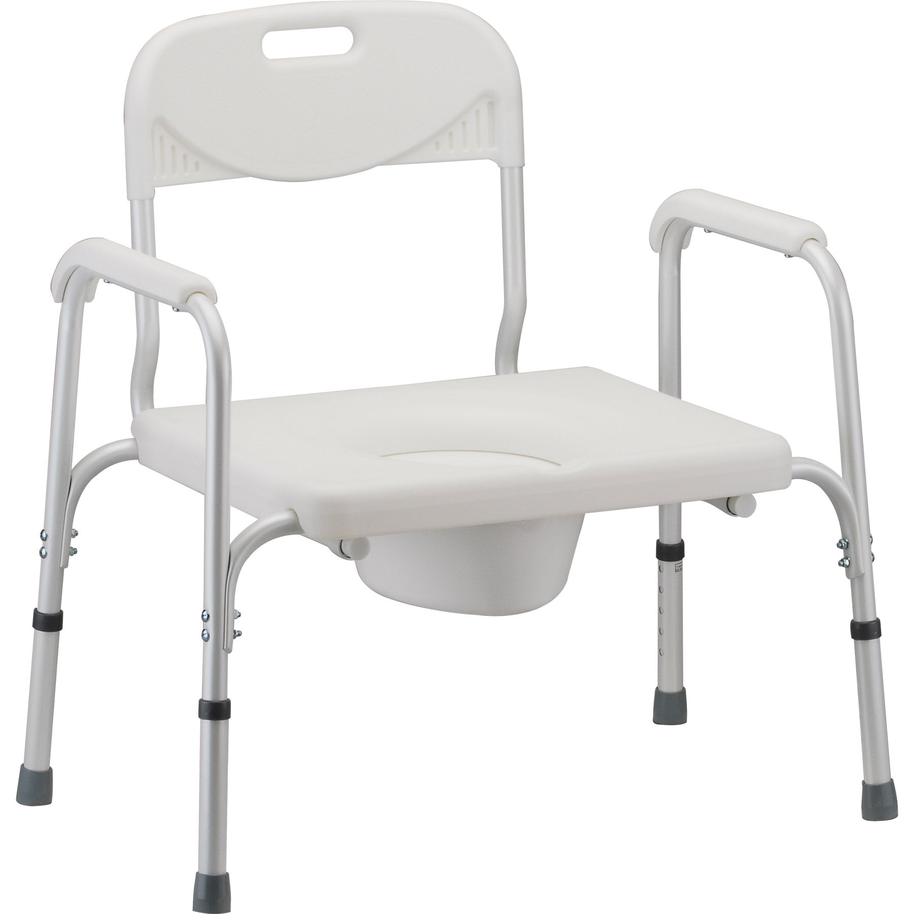Heavy Duty Commode with Back