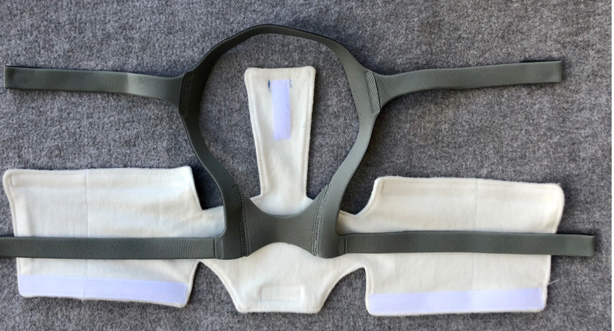Cloud Organic Bamboo Fabric CPAP Headgear Neck Pad and Strap Covers