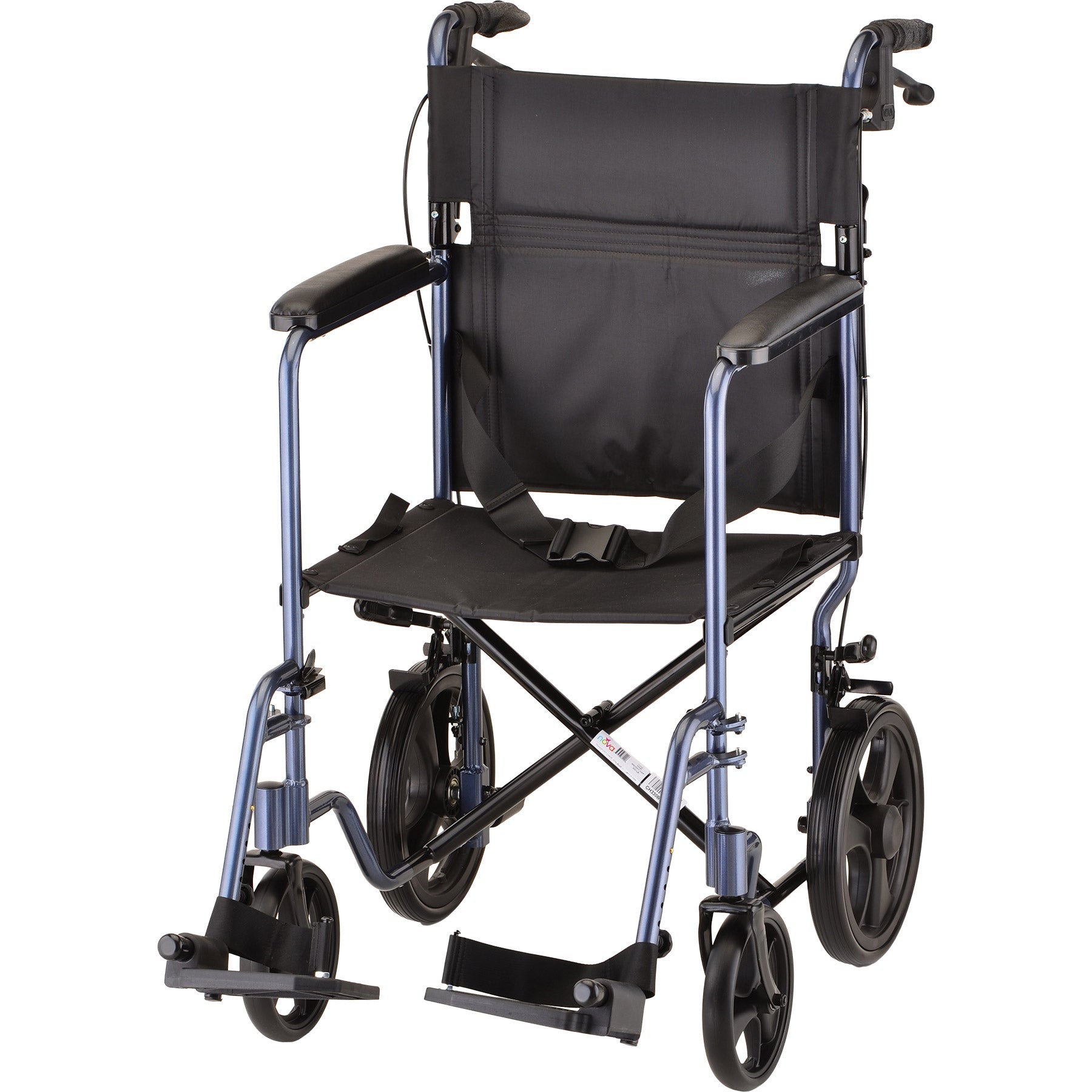19" Transport Chair with Hand Brakes